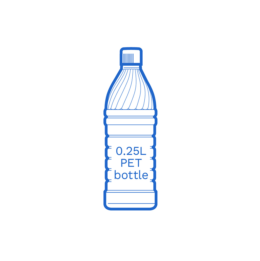 0 25 L PET bottle