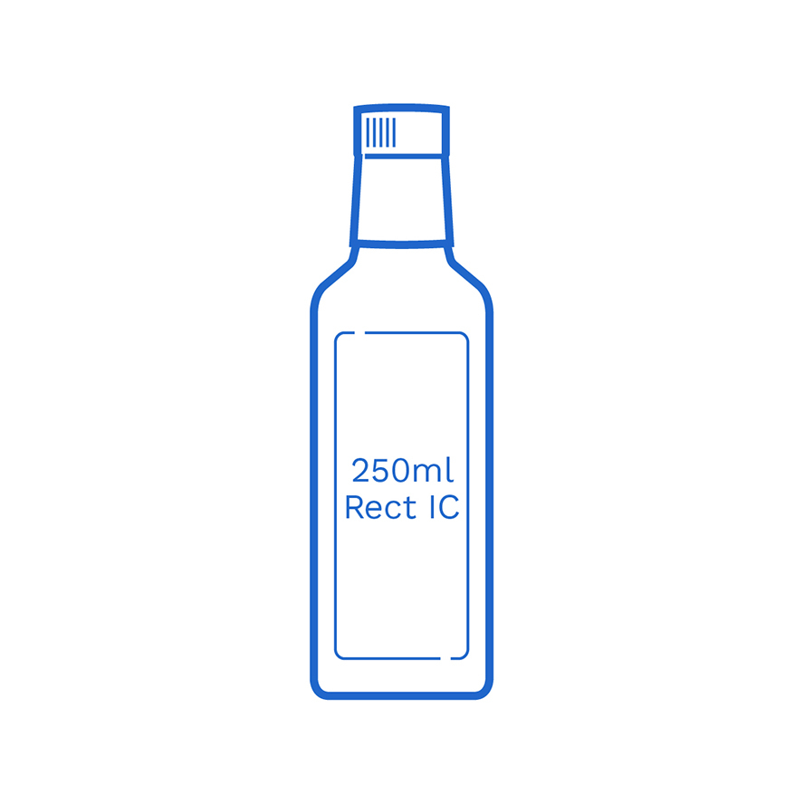 250ml Rect IC FSUK Hull