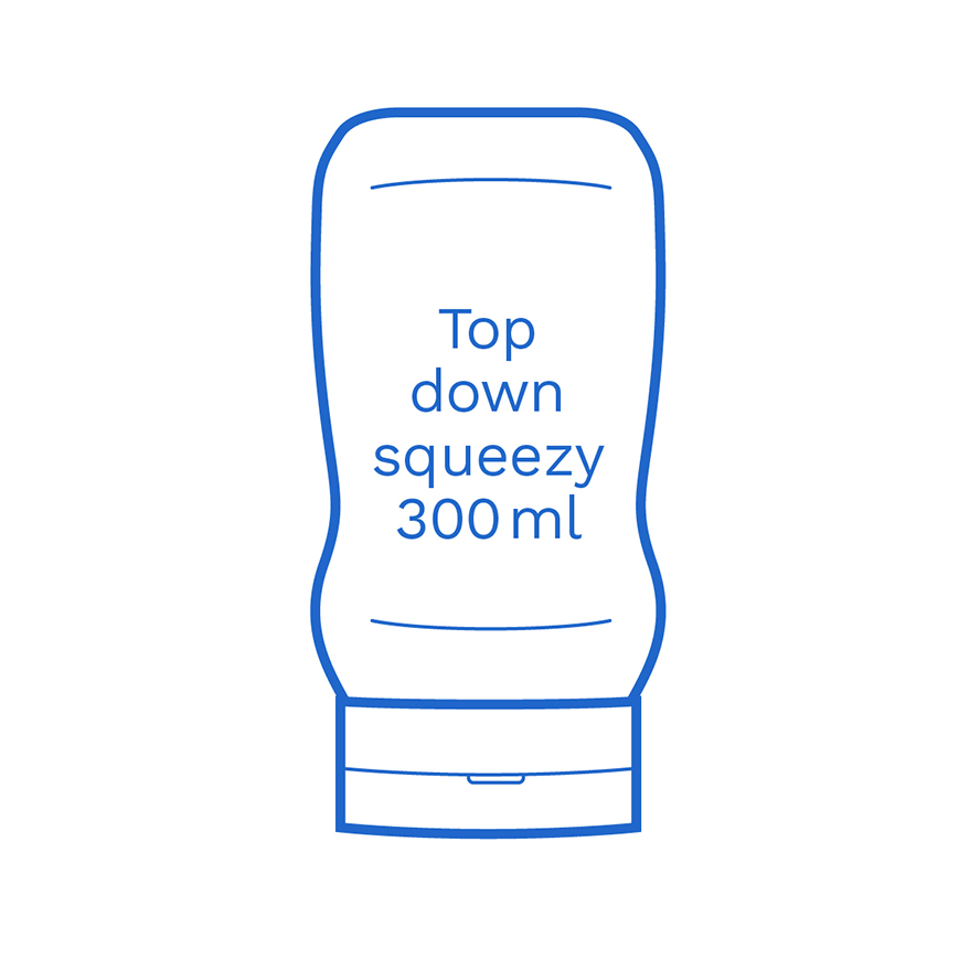 Top down squeezy 300ml FSUK Runcorn