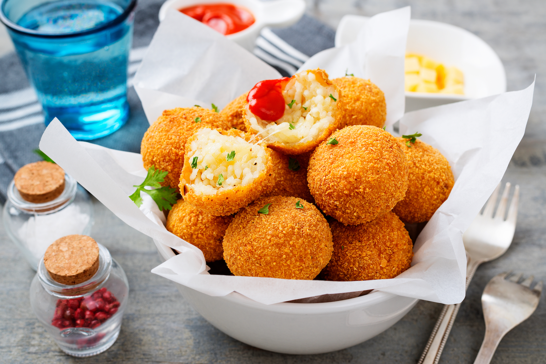 Prep arancini