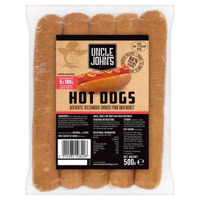 Uncle Johns Bratwurst 5x100g