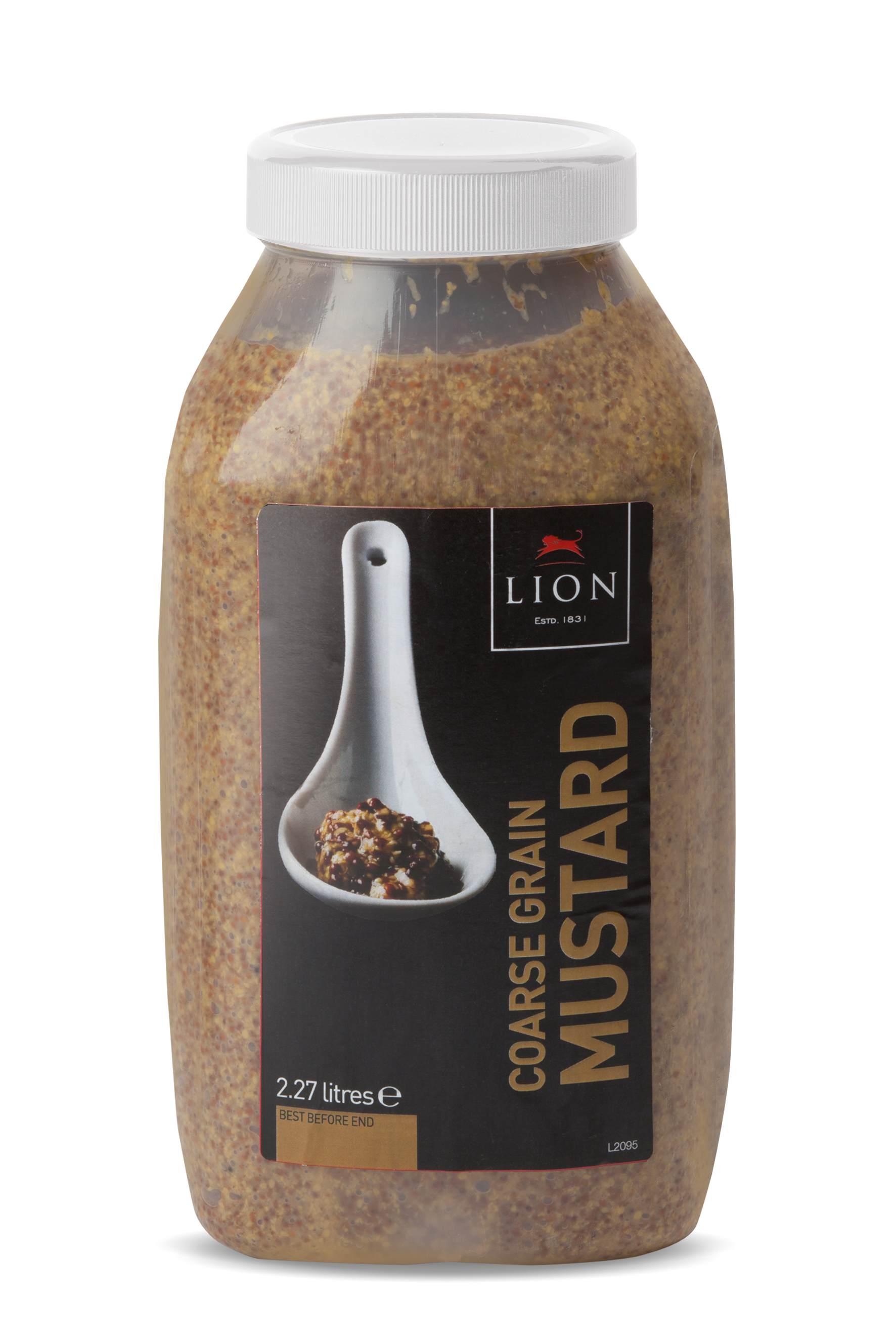 Lion Course Grain Mustard 2 27 L White Lid