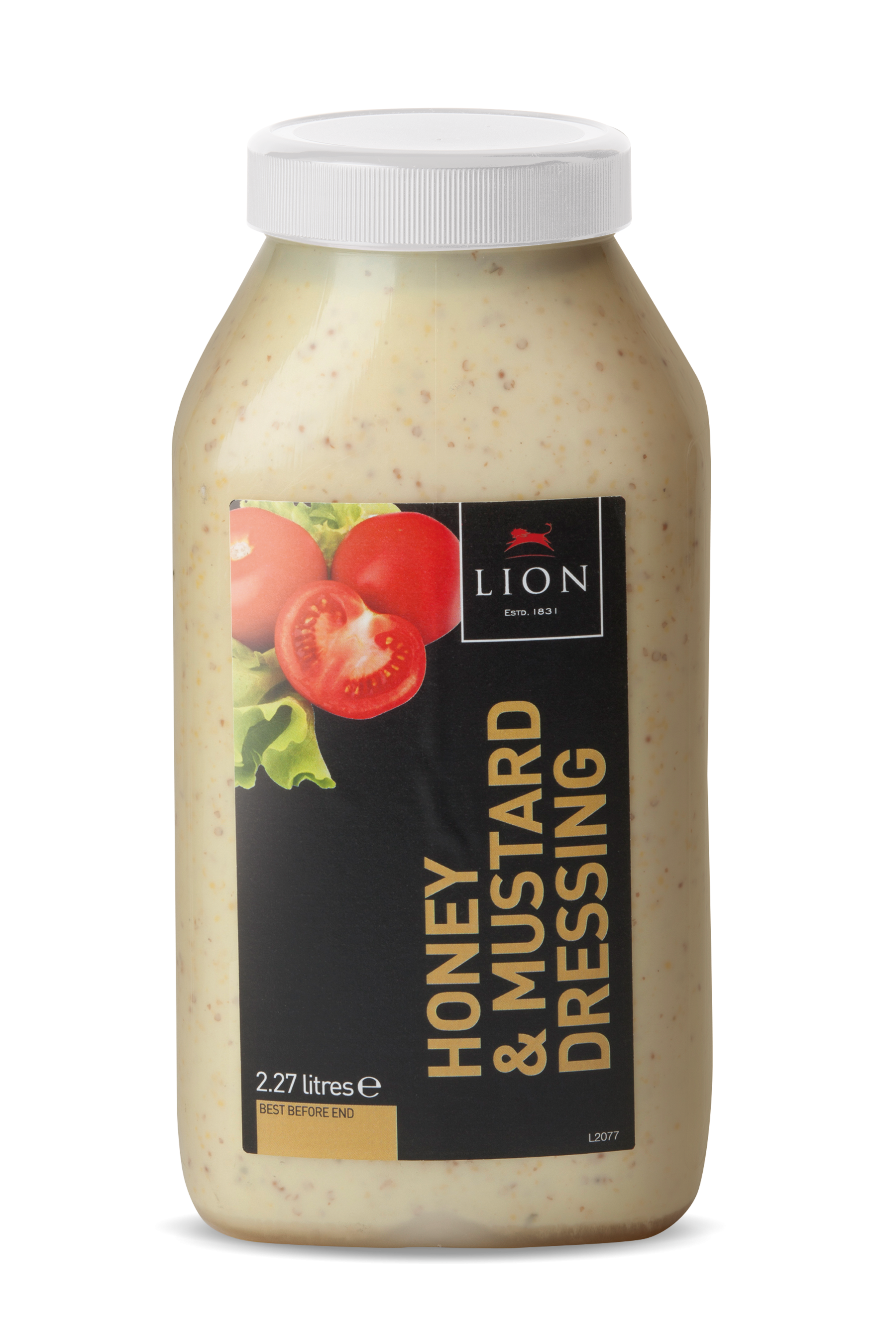 Lion Honey Mustard Dressing 2 27 L White Lid