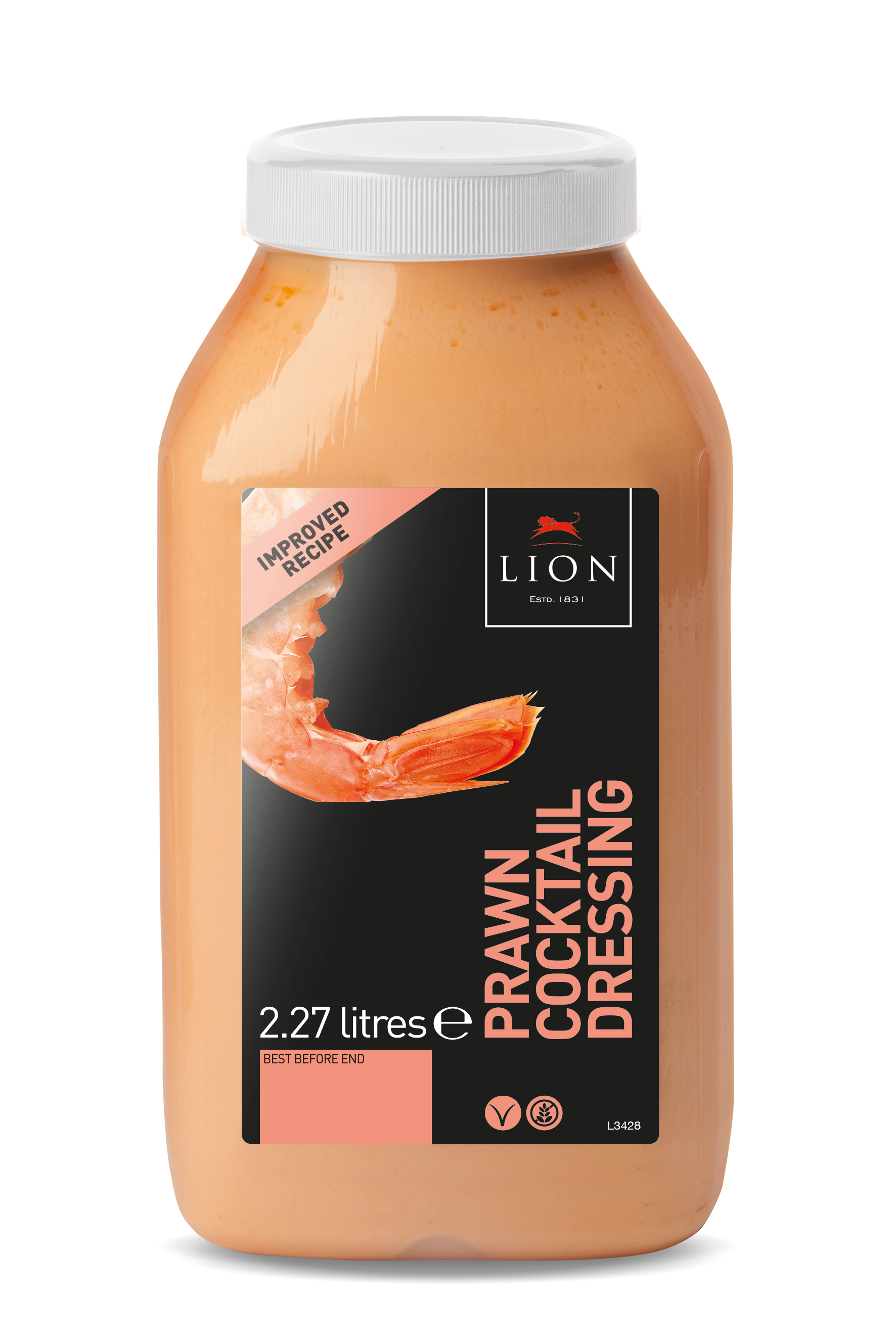 Lion Prawn Cocktail Dressing 2 27 L White Lid