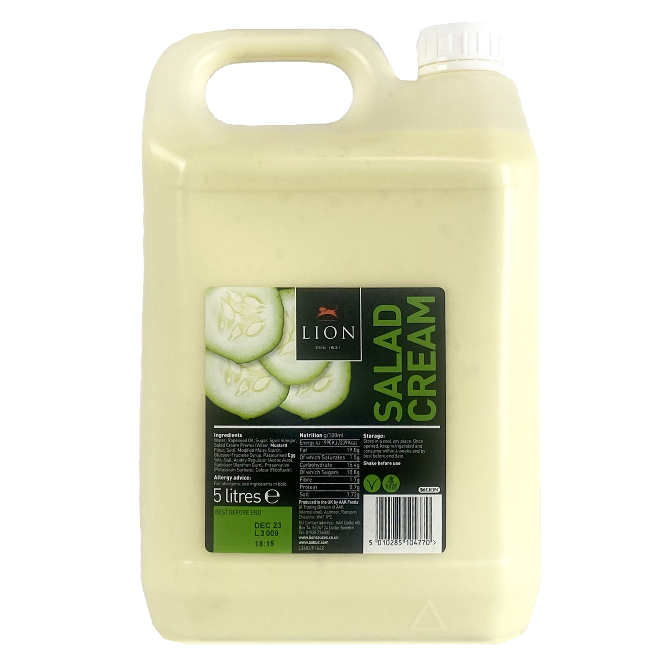 Lion Salad Cream bottle 5 L