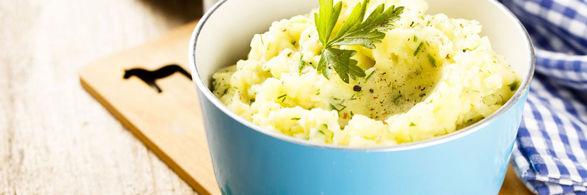 Garlic mash pots