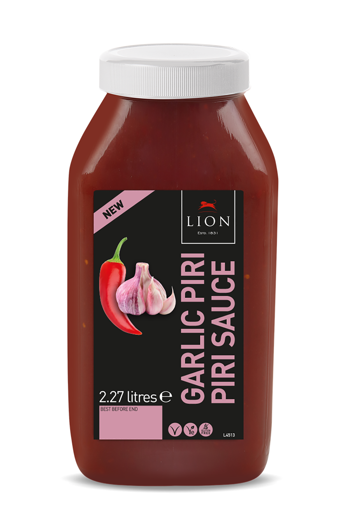 Lion Garlic Piri Piri 2 27 L White Lid