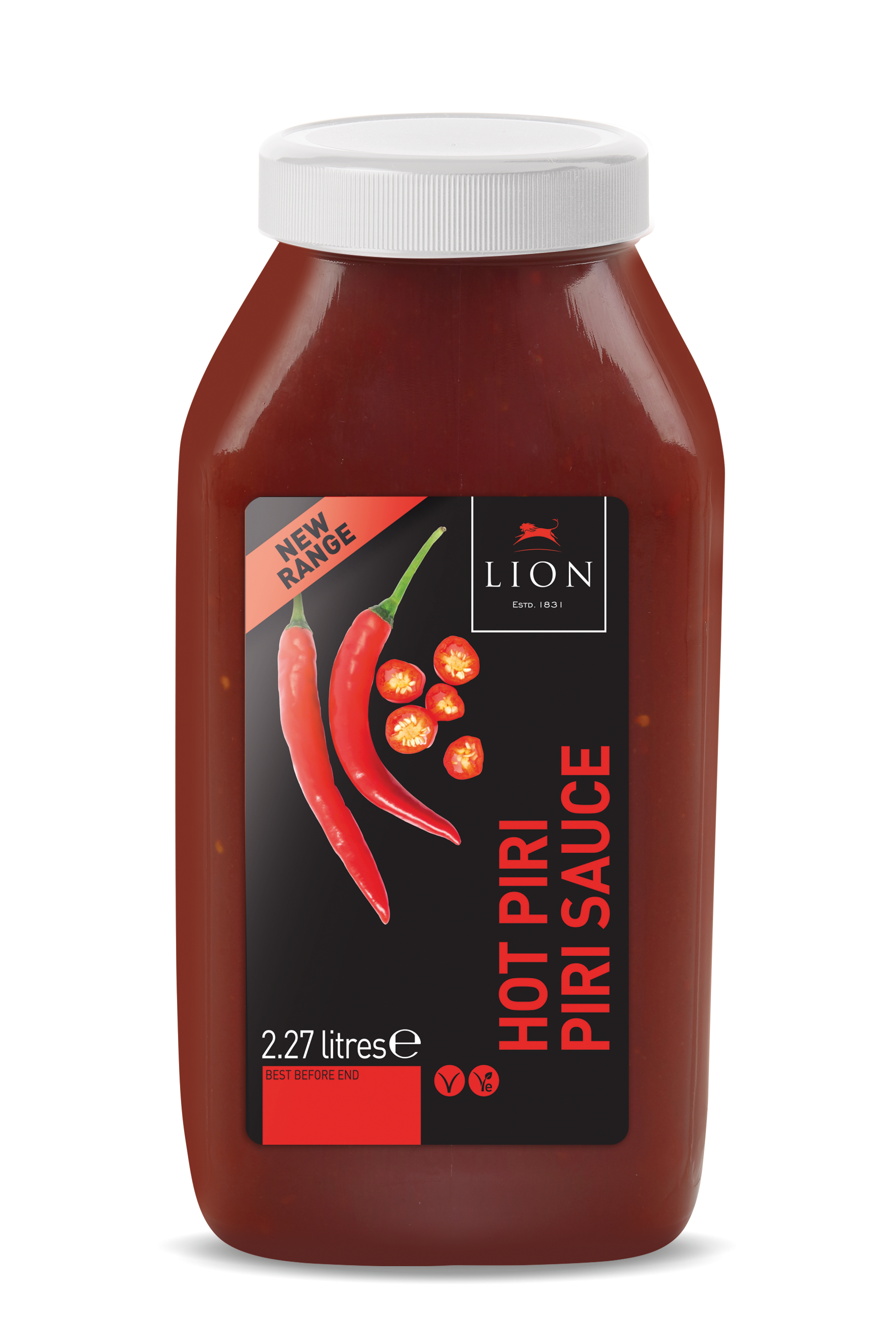 Lion Hot Piri Piri 2 27 L White Lid New Recipe