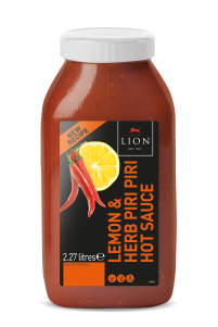 Lion Lemon Herb Piri Piri Hot Sauce 2 27 L White Lid