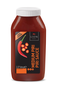 Lion Medium Piri Piri Sauce2 27 L White Lid New Recipe